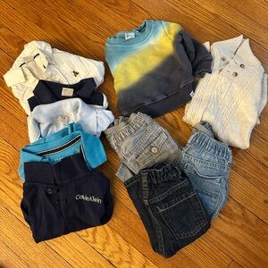 Calvin Klein Blue and GAP Gray Baby Clothing Set assorted Lot